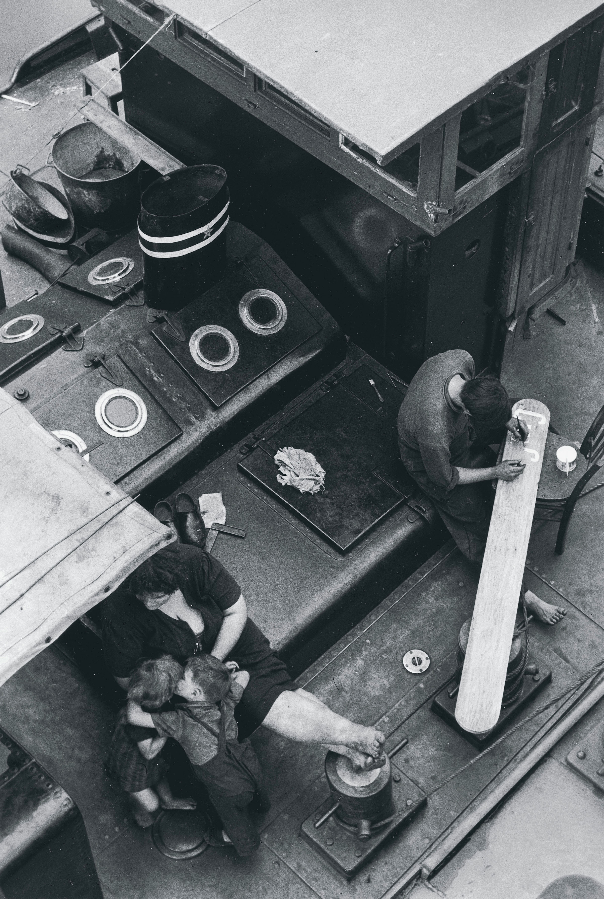 Gianni Berengo Gardin, Parigi, lungo la Senna, 1953